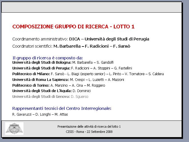 dicembre scorso ha sottoscritto un accordo con IGM per il cofinanziamento dei centri di calcolo esterni universitari di