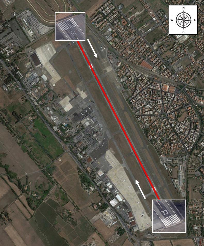 dello scalo. L Aeroporto di Ciampino presenta una sola pista denominata 15/33. 3.