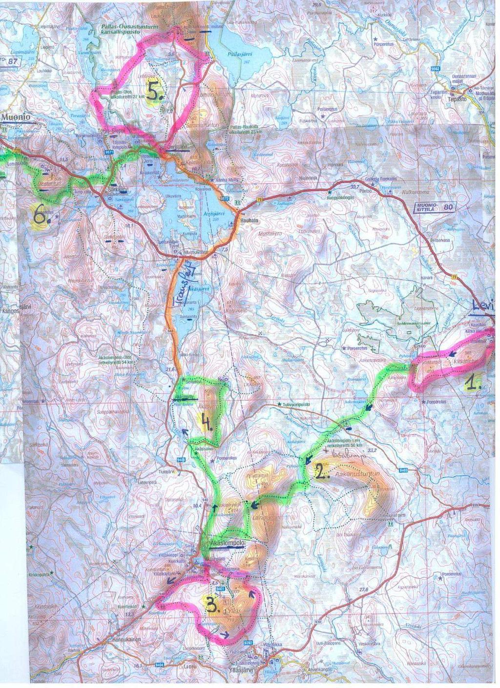 Mappa con la visione complessiva