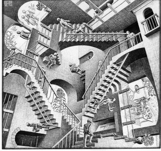 Legislazione successiva "Relatività" di Maurits Cornelis Escher, 1953 Dopo il 2006, sia in tema di terre e rocce da scavo che in tema di