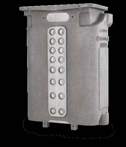 Componenti Scambiatore primario esclusivo in Al/Si/Mg KON x SLIM impiega, come tutti i prodotti Unical a condensazione, un originale scambiatore primario.
