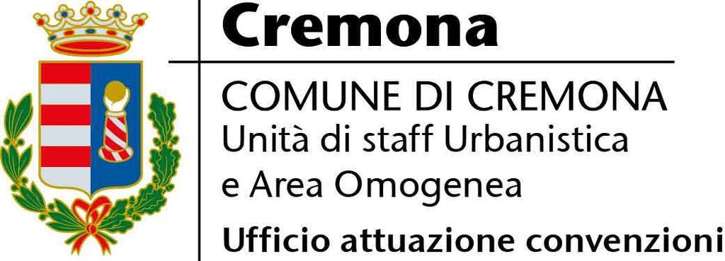 BOZZA DI CONVENZIONE (Permesso di Costruire Convenzionato con opere di urbanizzazione) CONVENZIONE CON.... PER L INTERVENTO EDILIZIO DI INIZIATIVA PRIVATA RELATIVO AGLI IMMOBILI SITI IN CREMONA IN VIA.