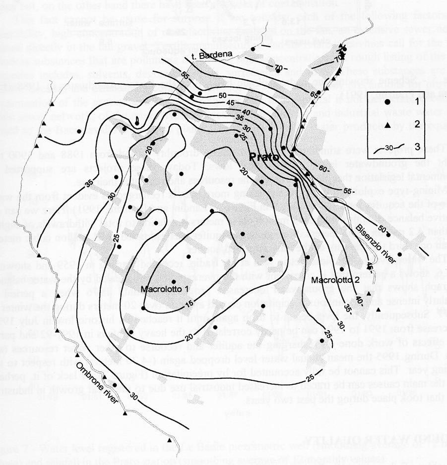 Frullini R., Gabbani G., Pranzini G., Sottani F. / Giornale di Geologia Applicata 3 (2006) 53-58 57 introdotto l inquinante nel sistema e dalle caratteristiche idrodinamiche della falda.