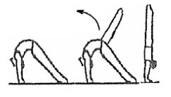 E.G.E. 3 - Gruppo III elementi acrobatici dietro - UISP 1 - valore 0.10 Capovolta dietro a gambe e braccia flesse anche con partenza da seduti E.G.E. 3 - Gruppo III elementi acrobatici dietro - UISP 2- valore 0.