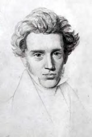 Søren Kierkegaard 1813-1855 Filosofo danese educato in un'atmosfera rigidamente pietista (si autodefinisce "scrittore cristiano") e fortemente influenzato dal padre, ricco mercante e scrupoloso