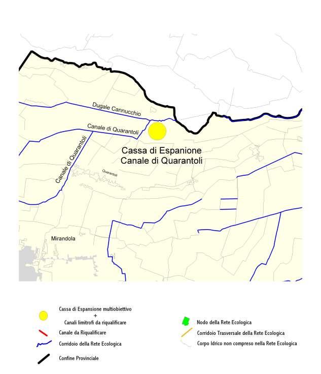 Cassa di espansione canale Quarantoli Tav.