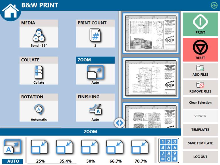 Touchscreen Multi-Touch Soluzioni KIP Multi-Touch Tutte le funzioni dei sistemi KIP sono monitorate mediante un