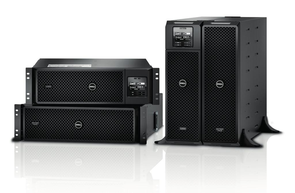 Dell Smart-UPS On-Line 230 V UPS online monofase, a doppia conversione, con il migliore fattore di potenza del settore Un UPS versatile sviluppato appositamente per ambienti con alimentazione