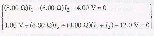 33. Determinare la corrente in ciascuno del rami del circuito mostrato in Figura P21.33. Soluzione Per prima cosa,