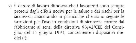 Deroghe condizionate sono introdotte anche per le Forze armate e per settori specifici o attività specifiche a