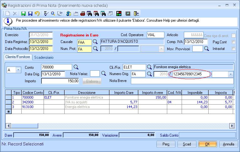 7.00.0 Iva ad esigibilità differita ex art. 7 Dl 185/08 incassata nel periodo; Iva ad esigibilità differita ex art. 7 Dl 185/08 con decorrenza del termine.