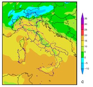 Nord Sicilia, qui con isolati temporali.