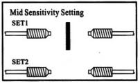 Tipo a barriera / Thru beam type Impostazione dell alta sensibilità / Setting of high sensitivity Tenere premuto il tasto set senza l oggetto da rilevare fino a chè il led PL lampeggia.