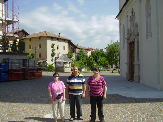 Antonio si arriva a Piazza Graiff, dove è sita la Chiesa del