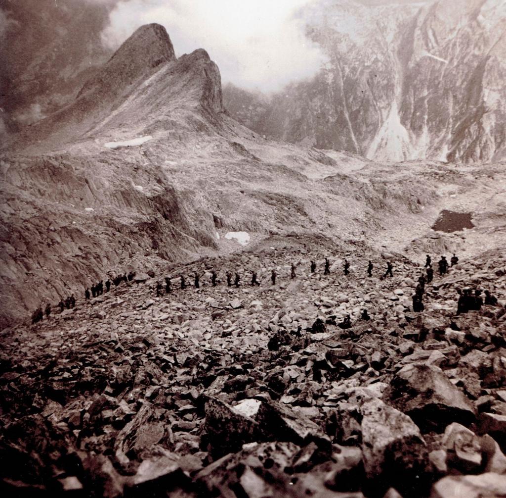 1954 Luglio Predazzo Scuola Alpina della G. di F.