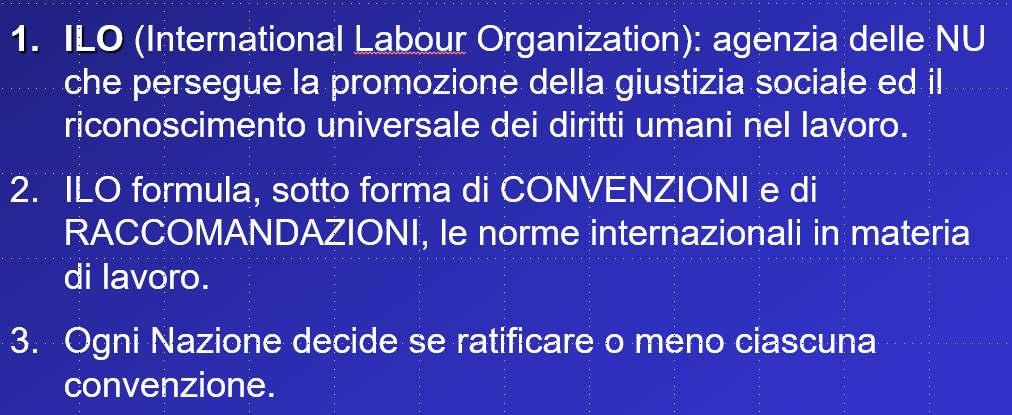 Riferimenti dello standard Convenzioni ONU, Diritti umani come riportati in