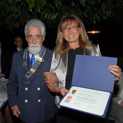 a sorpresa, la nostra Past President Giovanna