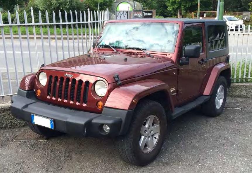 Marca Modello Versione JEEP WRANGLER SAHARA Anno prima immatricolazione 2008 Km percorsi 50.