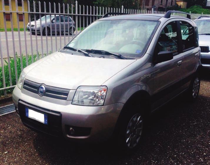 Caratteristiche tecniche Anno I Immatricolazione 2005 Km Percorsi 80.000 Benzina 1,200 c.c. FIAT Panda 4x4 1.