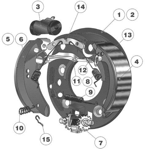 MOZZO 85 - HUB 85 MF211 Freno completo dx - Brake assembly rh MF212 Freno completo sx - Brake assembly lh PTC38 Piatto portaceppi dx - Plate rh 1 PTC39 Piatto portaceppi sx - Plate lh 2