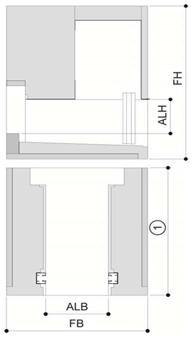 Spiegazioni 1 - Trav Frame - Cassonetto - Finestra interna Tutte le misure devono essere indicate in mm,viste dall'interno da sinistra verso destra. 1 2. 3 Profilo davanzale Profilo porta 4. 2... Livello piano di battuta (in cantiere) 3.