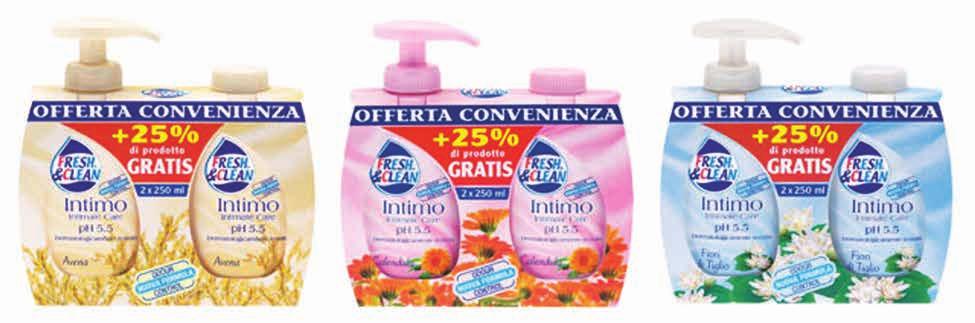 Detergente Intimo FRESH&CLEAN 2x200 ml 1,89
