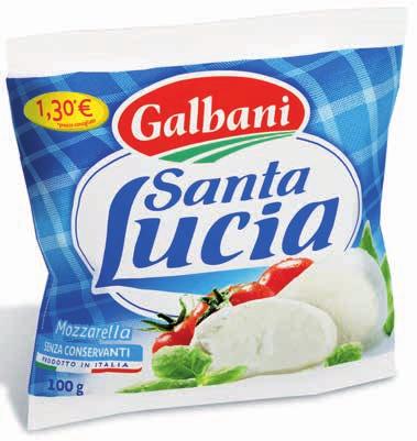 Mozzarella Santa Lucia GALBANI 100 g (al kg