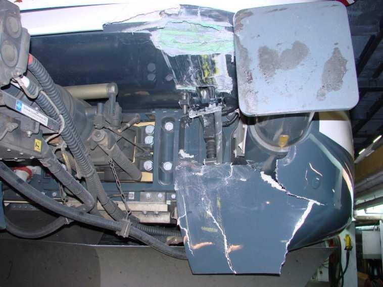 ferroviaria Materiale rotabile: Il lato anteriore del veicolo presenta