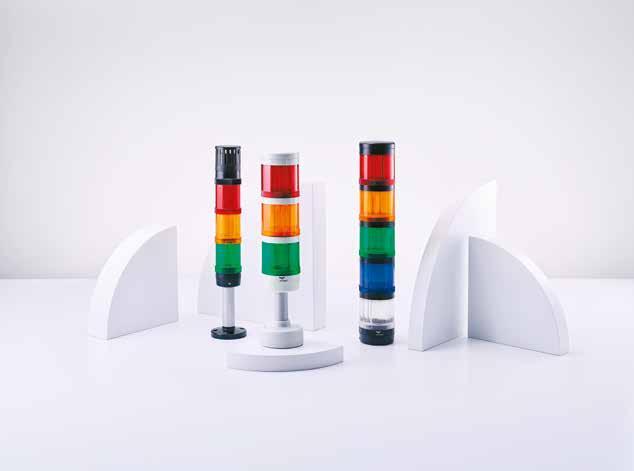 Modul-Signal the Proven Miglior sistema di colonne di segnalazione affidabile e modulare Caratteristiche Colonna di segnalazione modulare costruita in due dimensioni: Ø 50 mm e Ø 70 mm Faro fissa a