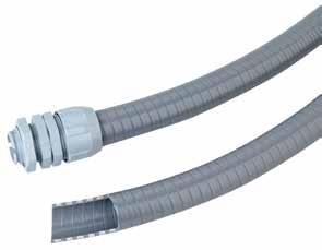 Tubi in PVC Tubi in P C spiralato pesante - art. 6079 Tubi flessibili prodotti in PVC plastificato ad alto spessore, rinforzato con spirale in PVC rigido antiurto.