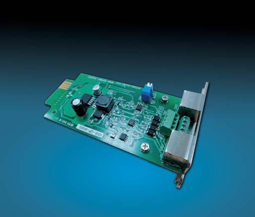 Accessori Scheda di comunicazione RS485 La scheda di comunicazione PVRS può essere installata in tutta la serie di inverter Protect PV (già inclusa su PV25 e PV), tramite il semplice inserimento