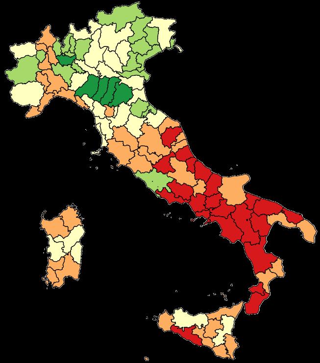 Variazione del PIL anni 2016-2018