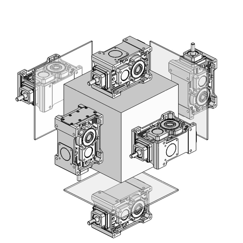 . schema rappresentativo anche per 3 stadi OTE Diagram applies to 3 reduction units as well IWEI: chema auch für 3 tufen gültig arico / Filler plug/ Einfüllschraube carico / Drain