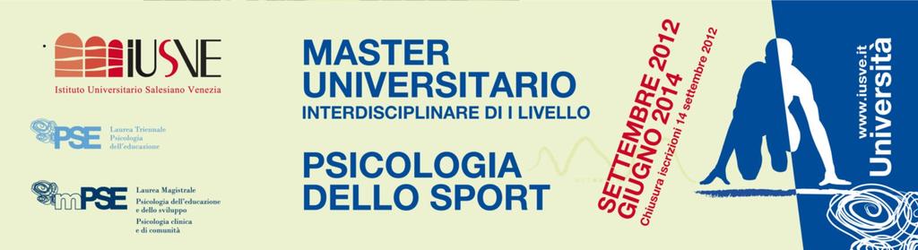 XX Congresso Nazionale Associazione Italiana Psicologia dello Sport Rovereto (TN), 23-25 Maggio 2014