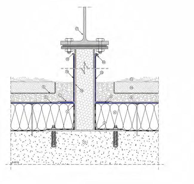 6. Disegni tecnici Disegno S-0516 - Rivestimento tubi 2 Barriera al vapore sigillata nei perimetri e nei sormonti (per es.
