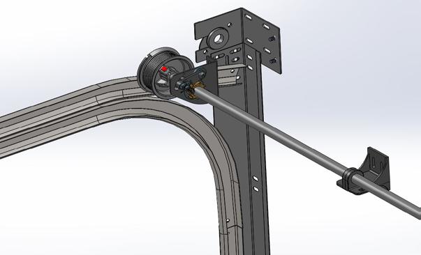 2 SISTEMI DI SCORRIMENTO PREASSEMBLATI Sistema "Fast Clamp" per residenziale Sicuro Sistema innovativo Montaggio semplice FAST CLAMP 150-190 mm Prefori per montaggio cuscinetto e viti