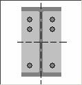 Collegamento colonna-trave flangiato Permette di generare il collegamento tra trave e colonna mediante flangia di collegamento.