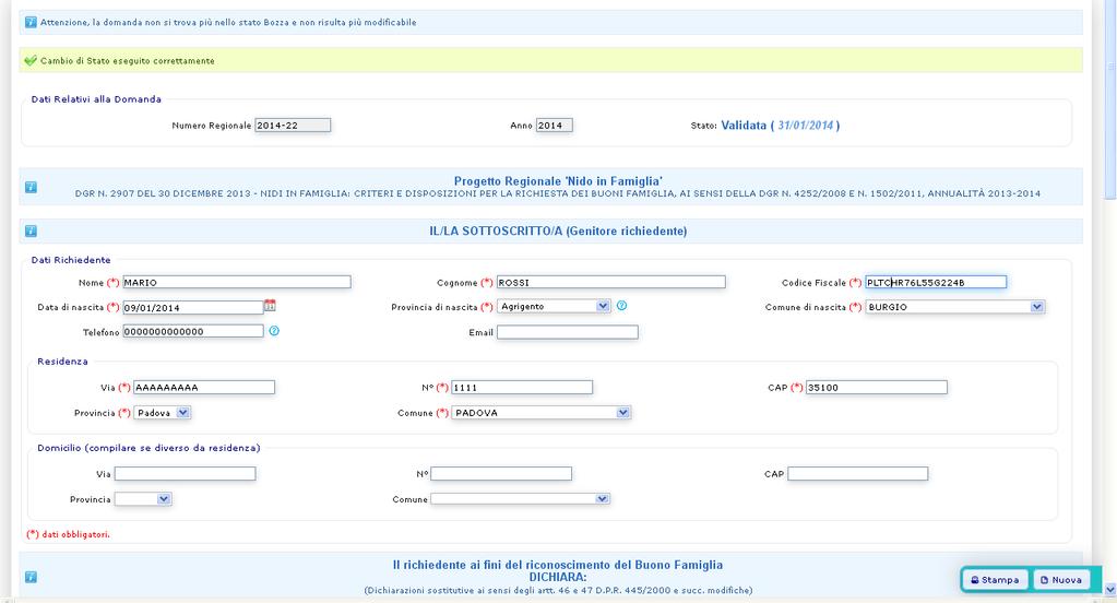 correttamente - vengono creati automaticamente i