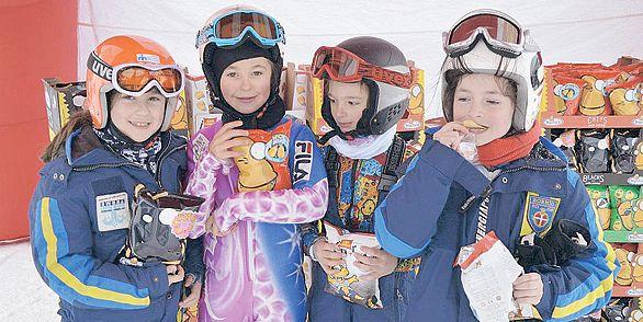 ERI VALDIDENTRO LA CARICA dei 150 ha decretato il pieno successo della tappa di Isolaccia della Children s Cup 2013 trofeo San Carlo.