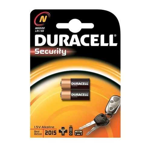 Security Confezione: blister pezzi 2 V x 8 mah Dimensioni: mm 8 x 28 DURACELLMN27 Batterie LR IEC Tipo : Security 6 V x 825