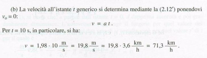 La differenza s 2 - s 1 esprime evidentemente il percorso s compiuto nell'inter-vallo di tempo t 2 t 1 ],