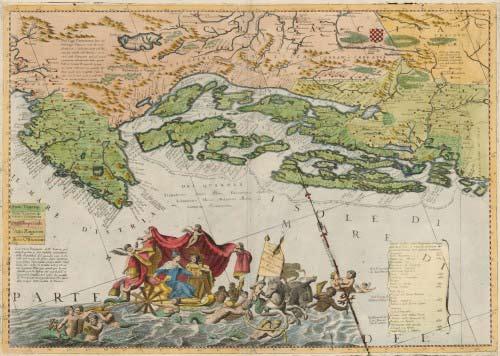 kim izdanjima Janssonovog djela Atlas Novus ili u Le Flambeau de Navigation iz 1620. godine.