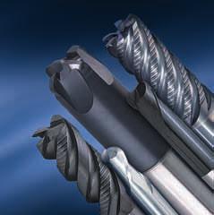 Our drills with 4-edged inserts and an internal twisted coolant hole provide a high degree of stiffness.