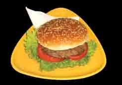 342 HAMBURGER 4,50 hamburger*, lattuga, pomodoro