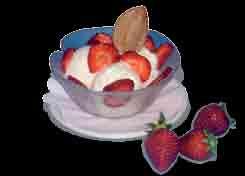 271 GELATO ALLO YOGURT E FRAGOLE 5,00 Yoghurt-Eis mit Erdbeeren yogurt ice cream with strawberries 272 GELATO ALLO YOGURT E AMARENE 5,00 Yoghurt-Eis