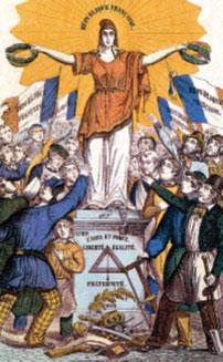 In Francia viene proclamata la Seconda repubblica In Francia la crisi economica accrebbe il risentimento popolare contro la «monarchia di luglio», che era guidata da borghesi affaristi, intenti