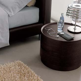 SINTESI BED UNIT IN COFFE-COLOURED