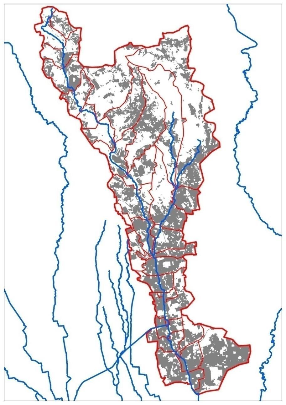 CARATTERISTICHE T. SEVESO Superficie totale bacino: 226 kmq di cui urbanizzata 100 kmq (44%) Superficie bacino sotteso alla presa del C.S.N.O. 190 kmq di cui urbanizzata 76 kmq (40%) Superficie bacino sotteso tra il C.