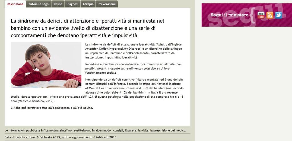 SINDROME DA DEFICIT DI