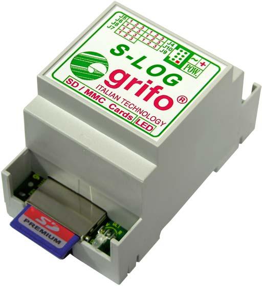 S-LOG Serial-LOGger su schede Secure Digital MANUALE UTENTE Via dell' Artigiano, 8/6 40016 San Giorgio di Piano (Bologna) ITALY E-mail: grifo@grifo.it http://www.grifo.it http://www.grifo.com Tel.